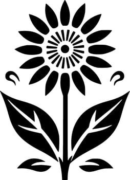 Flower - High Quality Vector Logo - Vector illustration ideal for T-shirt graphic