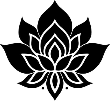 Flower - Minimalist and Flat Logo - Vector illustration