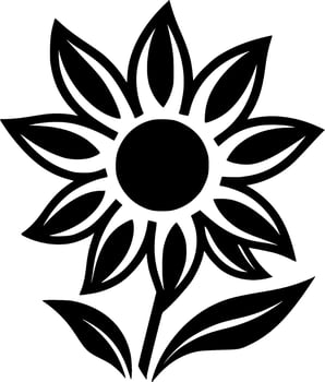Flower - High Quality Vector Logo - Vector illustration ideal for T-shirt graphic