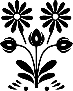 Flowers - High Quality Vector Logo - Vector illustration ideal for T-shirt graphic