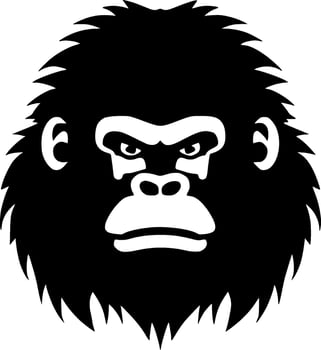 Gorilla - High Quality Vector Logo - Vector illustration ideal for T-shirt graphic