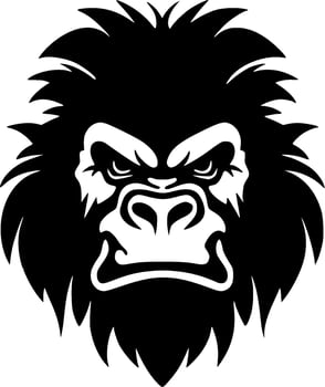 Gorilla - High Quality Vector Logo - Vector illustration ideal for T-shirt graphic