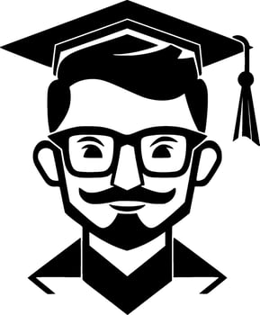 Grade - Black and White Isolated Icon - Vector illustration