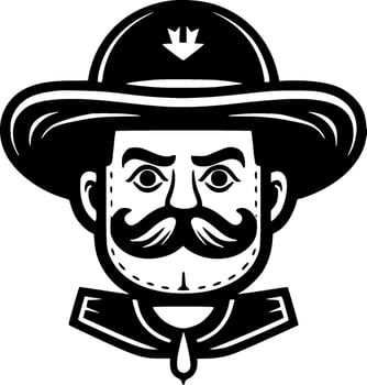 Mexican - High Quality Vector Logo - Vector illustration ideal for T-shirt graphic