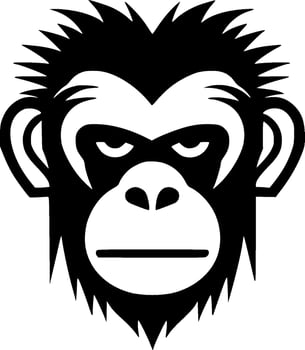 Monkey - High Quality Vector Logo - Vector illustration ideal for T-shirt graphic