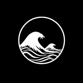 Ocean - High Quality Vector Logo - Vector illustration ideal for T-shirt graphic