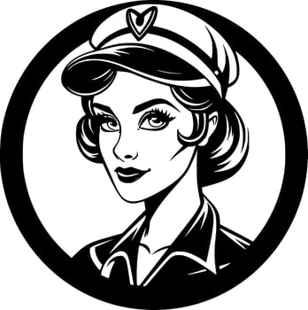 Nurse - High Quality Vector Logo - Vector illustration ideal for T-shirt graphic