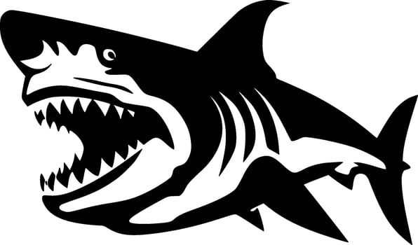 Shark - High Quality Vector Logo - Vector illustration ideal for T-shirt graphic