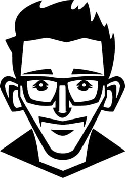 Teacher, Minimalist and Simple Silhouette - Vector illustration