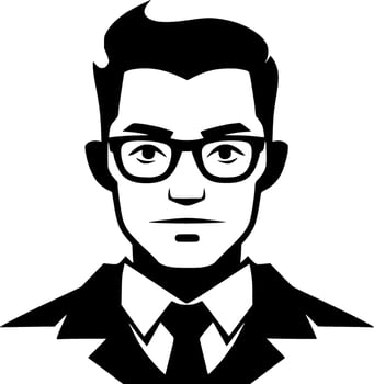 Teacher, Minimalist and Simple Silhouette - Vector illustration