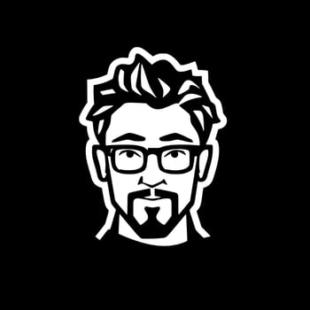 Teacher - Black and White Isolated Icon - Vector illustration