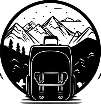 Travel - High Quality Vector Logo - Vector illustration ideal for T-shirt graphic