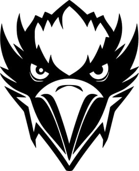 Vulture - Minimalist and Flat Logo - Vector illustration