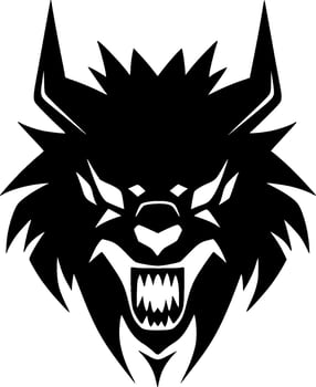 Wolf - Minimalist and Flat Logo - Vector illustration