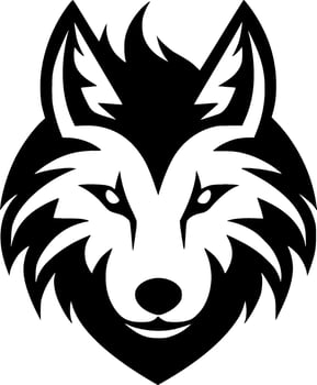 Wolf - Minimalist and Flat Logo - Vector illustration