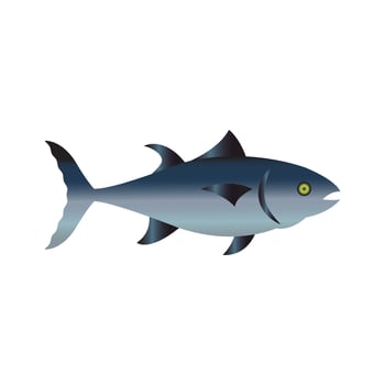fish icon design vector template