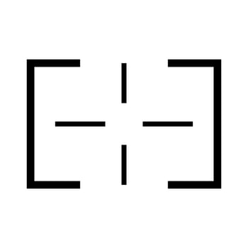focus icon design vector template