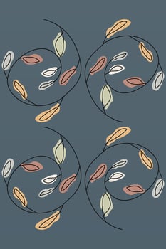 Printable Modern Bohemian Wall Decor Poster vector