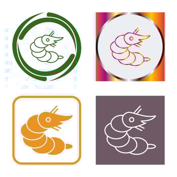 Shrimp Vector Icon