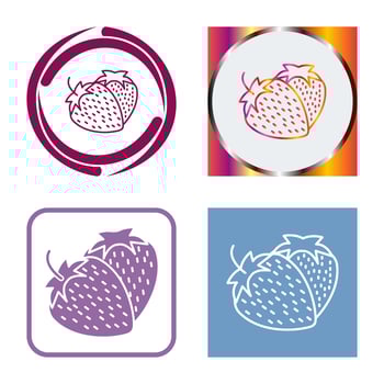 Strawberry Vector Icon