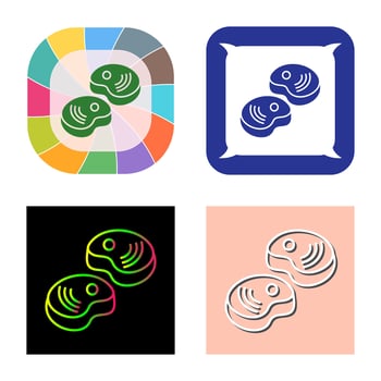 Steak Vector Icon