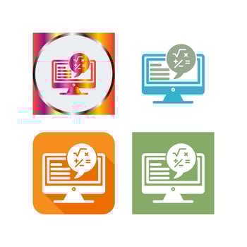 Maths Vector Icon