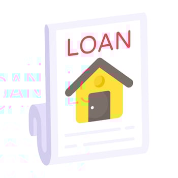 A unique design icon of property paper vector