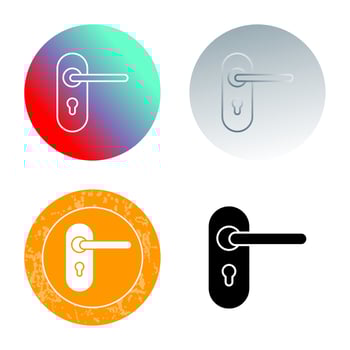 Door Lock Vector Icon