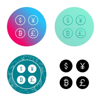 Currency Symbols Vector Icon