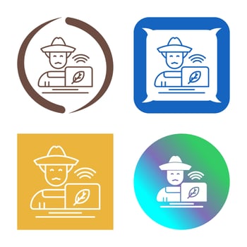 Farmer Vector Icon