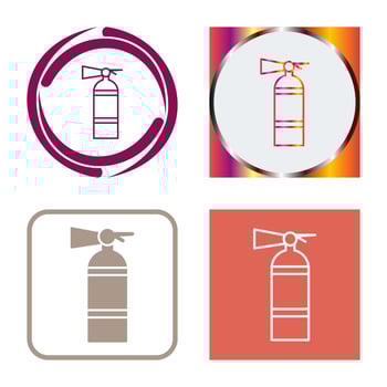 Fire Extinguisher Vector Icon