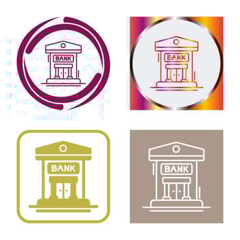 Bank Vector Icon