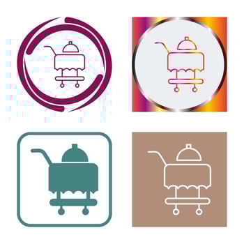 Room Service Vector Icon