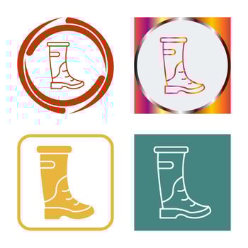 Rain Boots Vector Icon