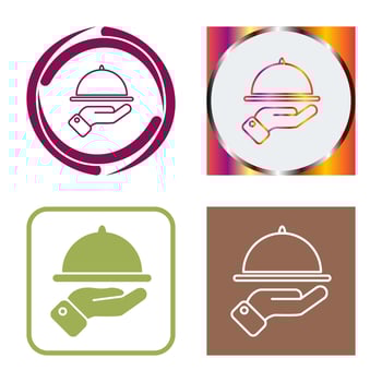 Waiter Vector Icon