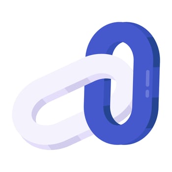 A premium download icon of linkage vector