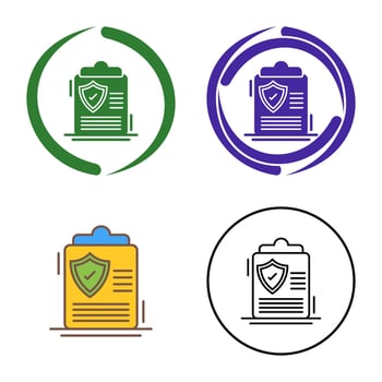 Protection Policy Vector Icon