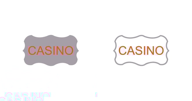 Casino Sign Vector Icon