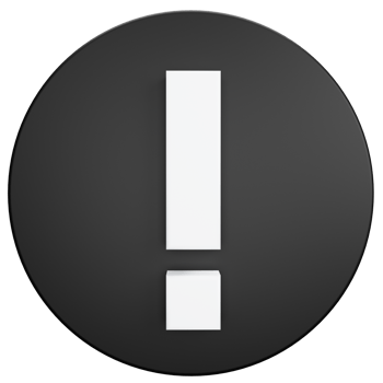 3D Render of Risk Sign png