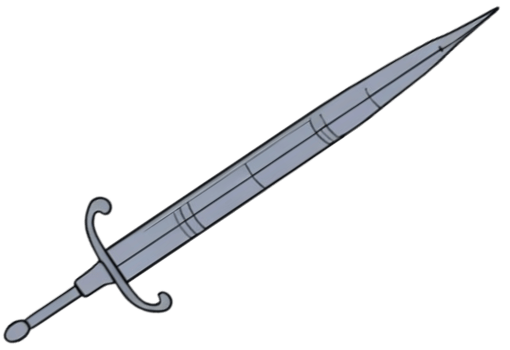 AI generated a sword, illustration png