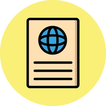Citizenship Vector Icon Design Illustration
