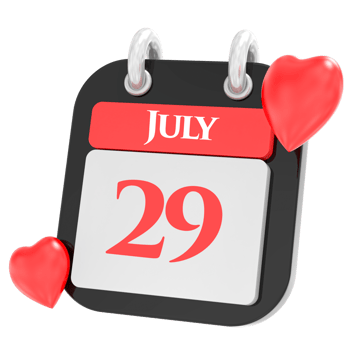 July with heart month day 29 png