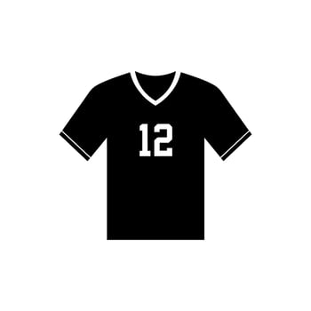 Sports Jersey Icon on White Background - Simple Vector Illustration