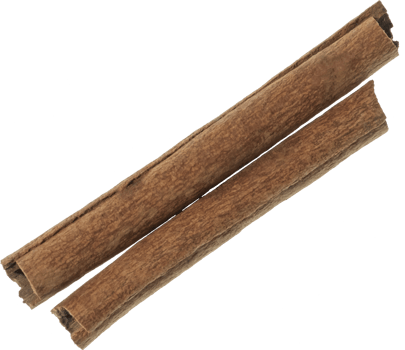 cinnamon cut out on transparent background. png
