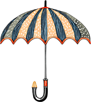 umbrella icon. AI Generated png