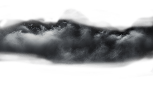 Transparent smoke PNG isolated background