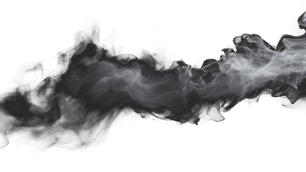 Transparent smoke PNG isolated background