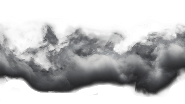 Transparent smoke PNG isolated background