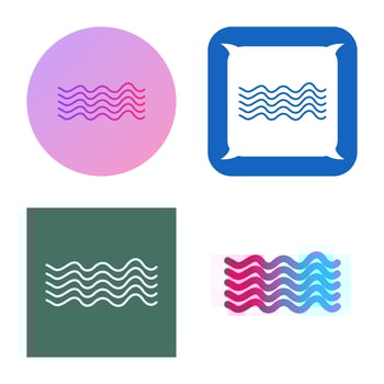 Magnetic Waves Vector Icon