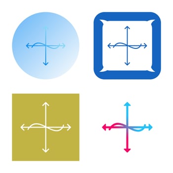 Unique Graph Vector Icon